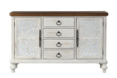 ACME Vermont Console Cabinet – side view – Lusso Furniture Miami