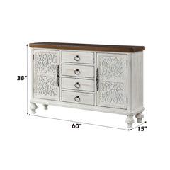 ACME Vermont Console Cabinet – top view – Lusso Furniture Miami