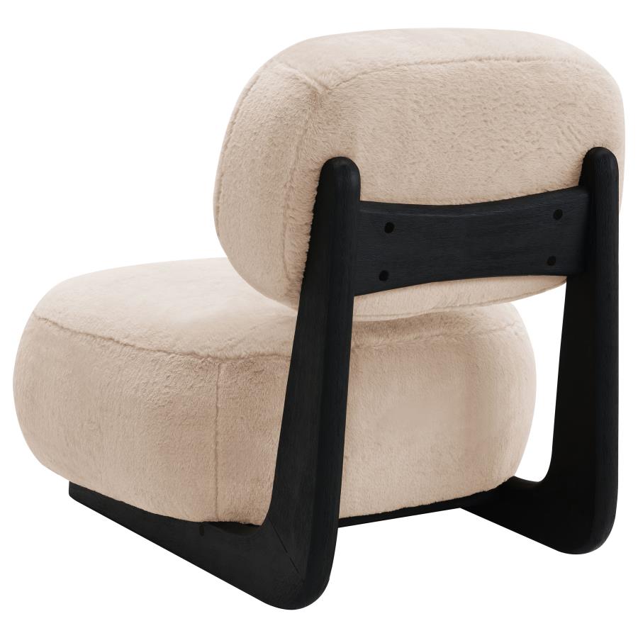 Duffie Upholstered Armless Accent Chair Camel-zoom-6