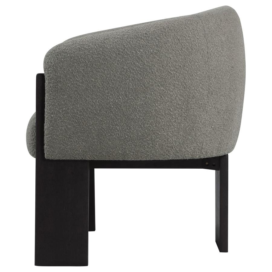 Valdez Boucle Upholstered Barrel Back Accent Chair Brown-zoom-5