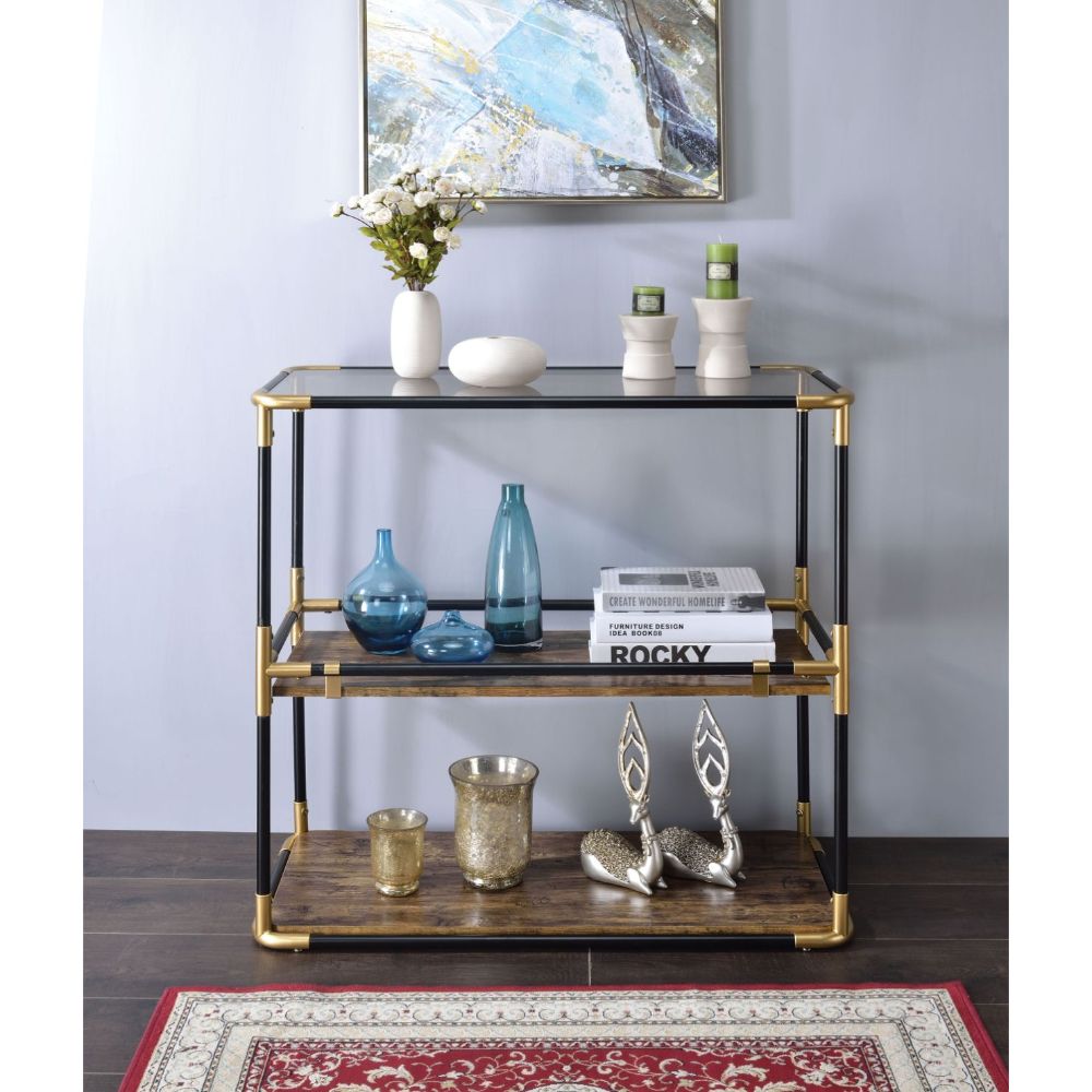 ACME Heleris Console Table – front view – Lusso Furniture Miami