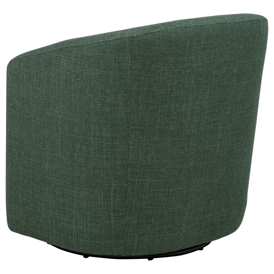 Mossbrook Fabric Upholstered Swivel Accent Chair Green-zoom-6