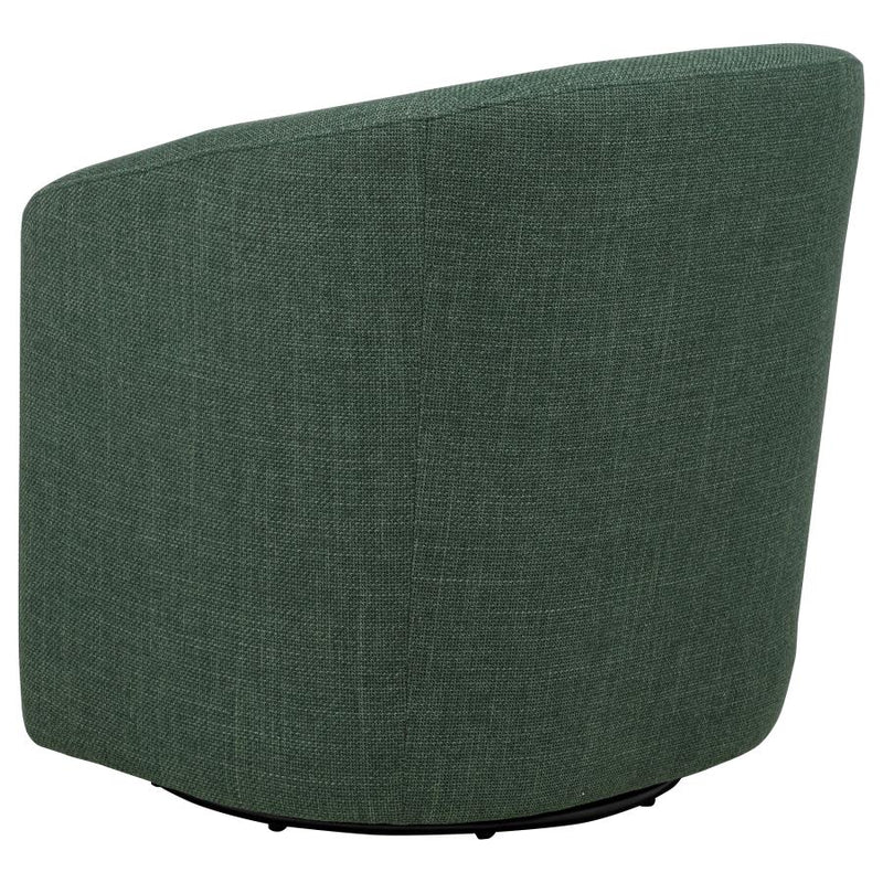 Mossbrook Fabric Upholstered Swivel Accent Chair Green-zoom-