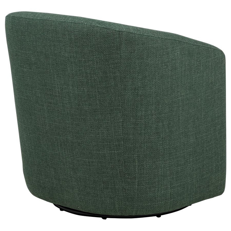 Mossbrook Fabric Upholstered Swivel Accent Chair Green-zoom-