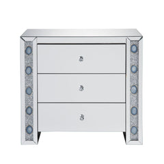 ACME Sonia Console Cabinet – side view – Lusso Furniture Miami