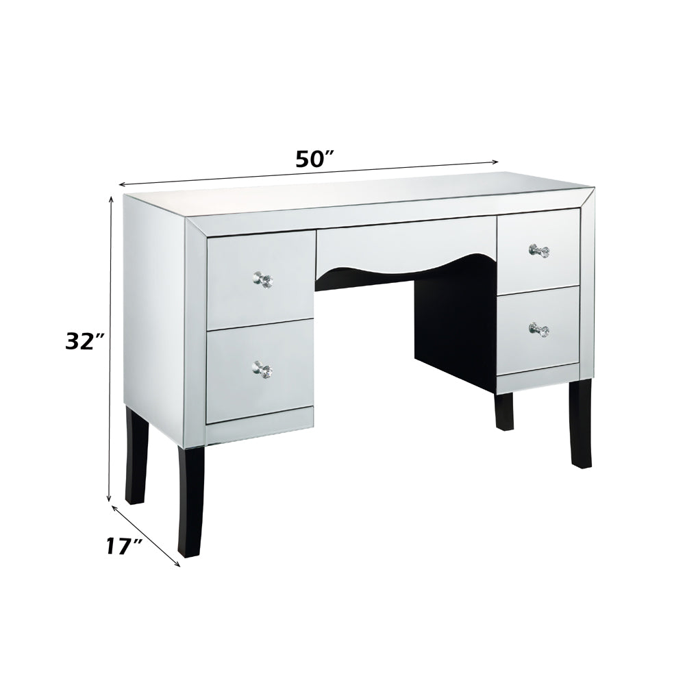 ACME Dominic Vanity Desk – close-up – Lusso Furniture Miami