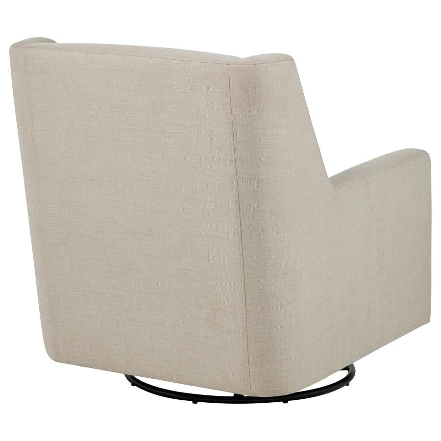 Sorrel Fabric Upholstered Swivel Glider Arm Chair Latte-zoom-7