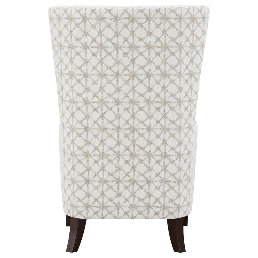 Pippin Upholstered High Wingback Accent Chair Latte-7