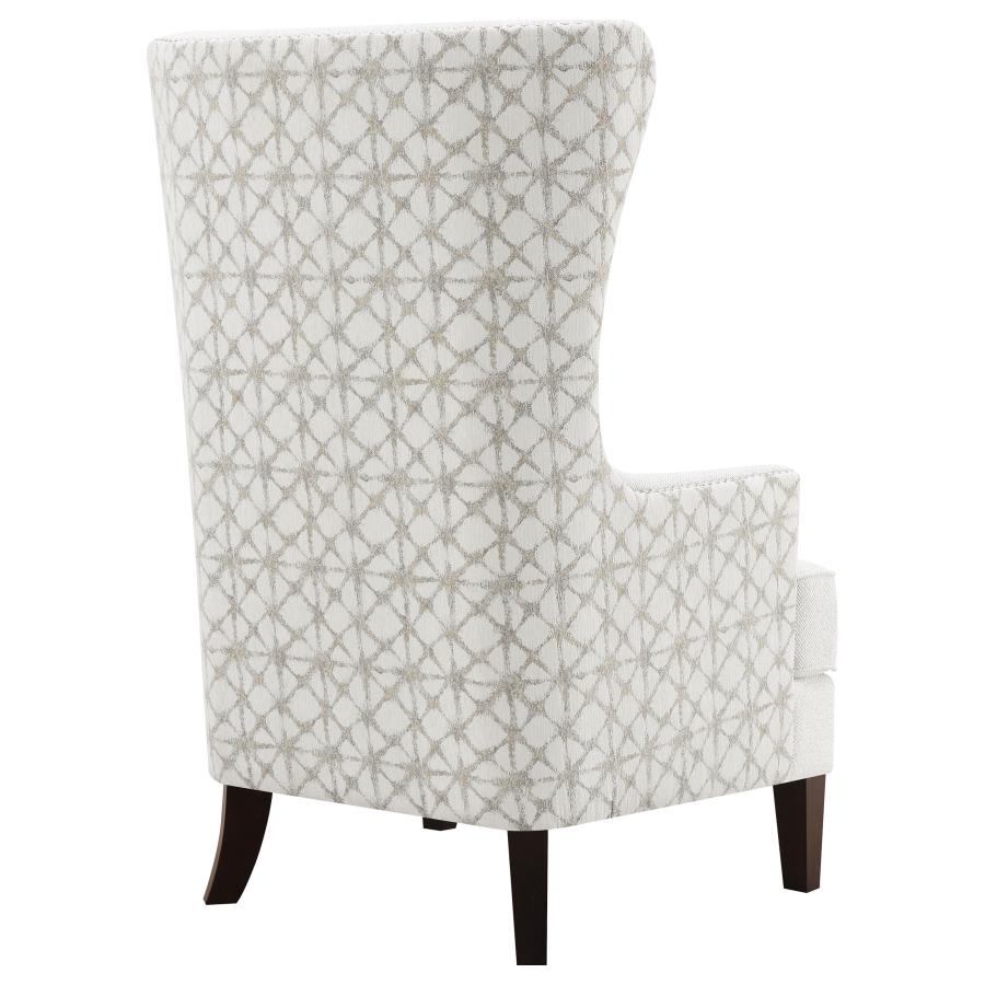 Pippin Upholstered High Wingback Accent Chair Latte-8