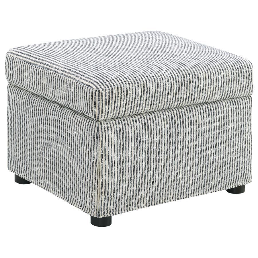 Winter Upholstered Hydraulic Lift Top Storage Ottoman Grey-zoom-1
