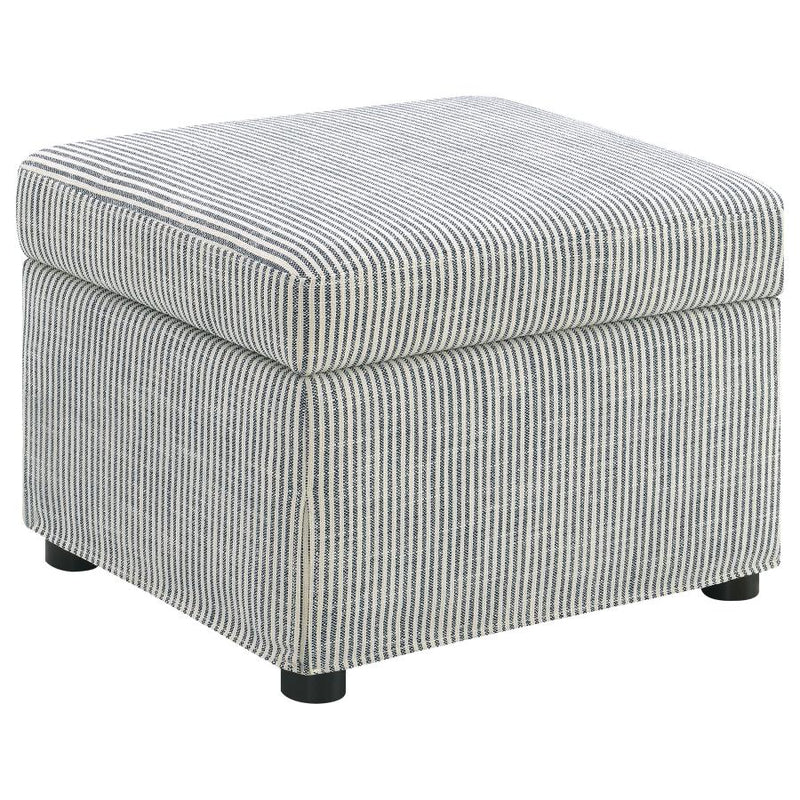 Winter Upholstered Hydraulic Lift Top Storage Ottoman Grey-zoom-
