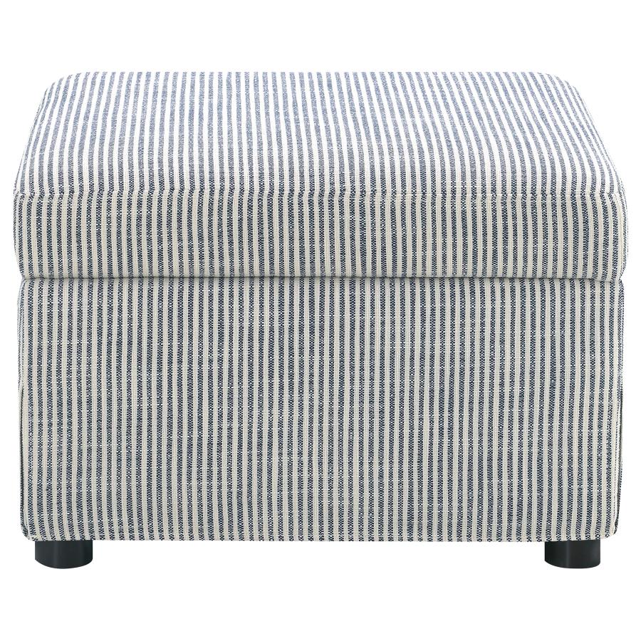 Winter Upholstered Hydraulic Lift Top Storage Ottoman Grey-5