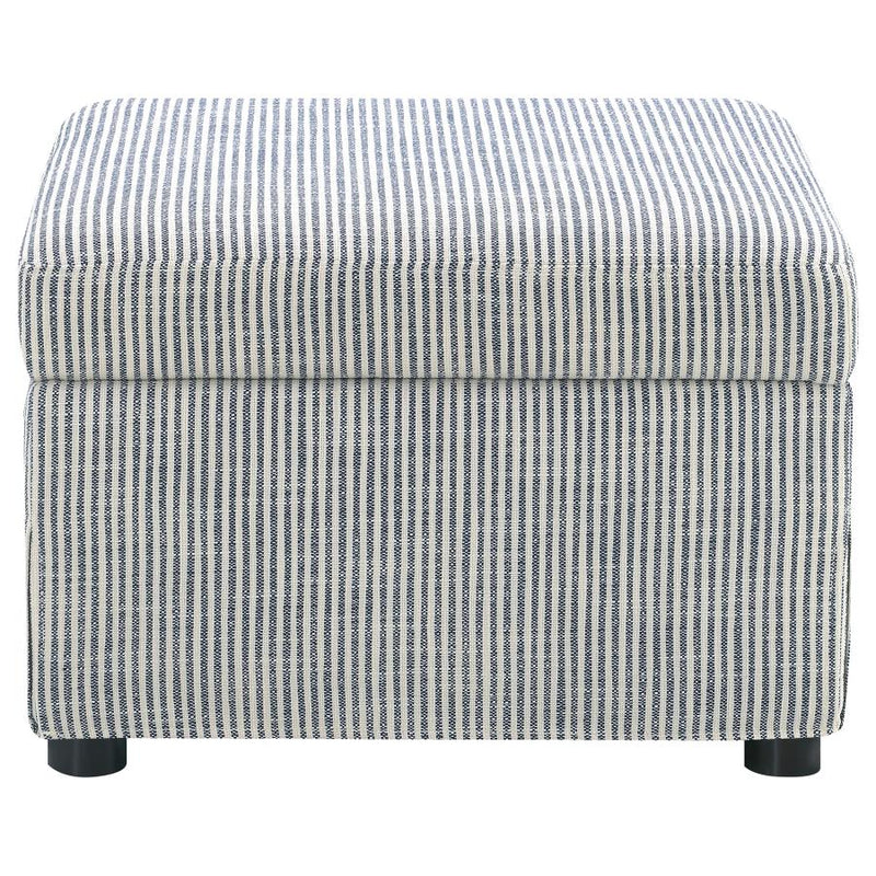 Winter Upholstered Hydraulic Lift Top Storage Ottoman Grey-zoom-