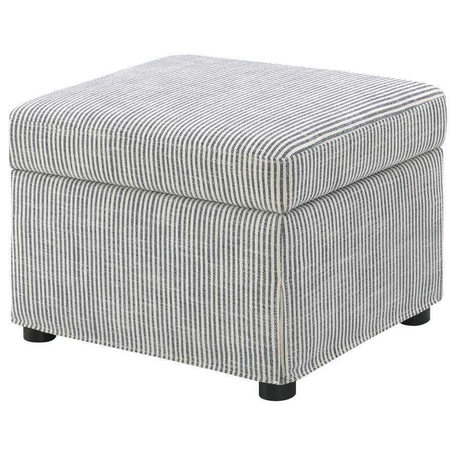 Winter Upholstered Hydraulic Lift Top Storage Ottoman Grey-6