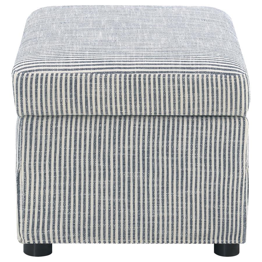 Winter Upholstered Hydraulic Lift Top Storage Ottoman Grey-7