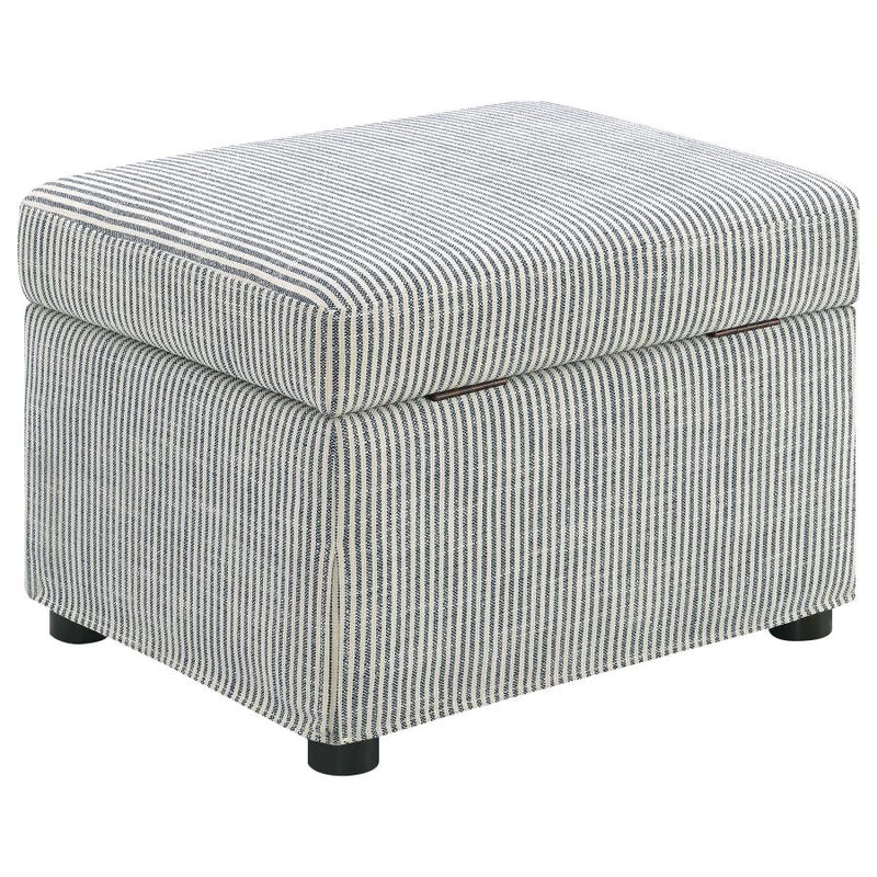 Winter Upholstered Hydraulic Lift Top Storage Ottoman Grey-zoom-