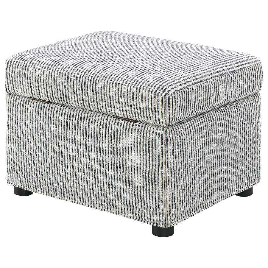 Winter Upholstered Hydraulic Lift Top Storage Ottoman Grey-zoom-9