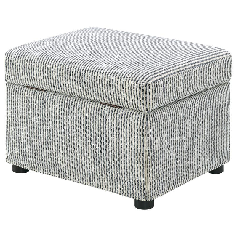 Winter Upholstered Hydraulic Lift Top Storage Ottoman Grey-zoom-