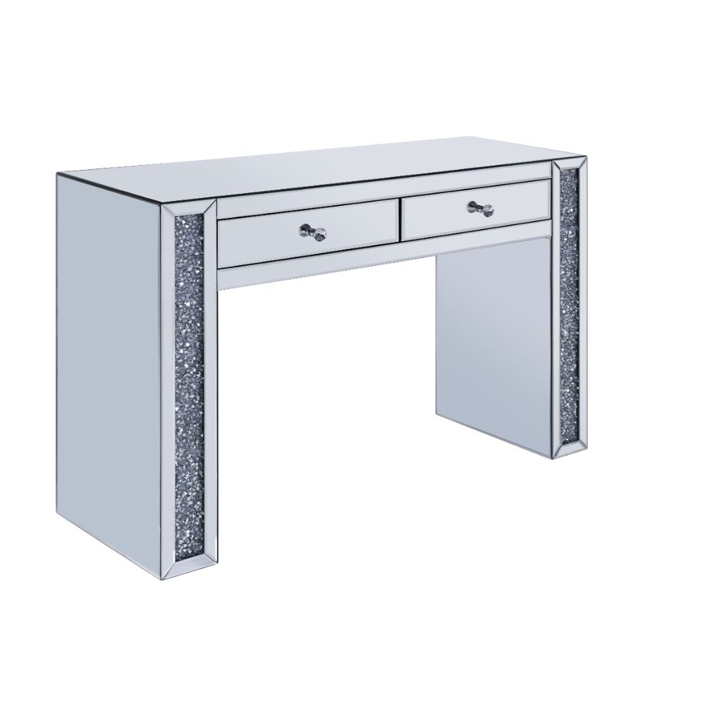 ACME Noralie Vanity Desk – front view – Lusso Furniture Miami
