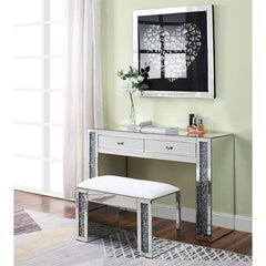 ACME Noralie Vanity Desk – top view – Lusso Furniture Miami