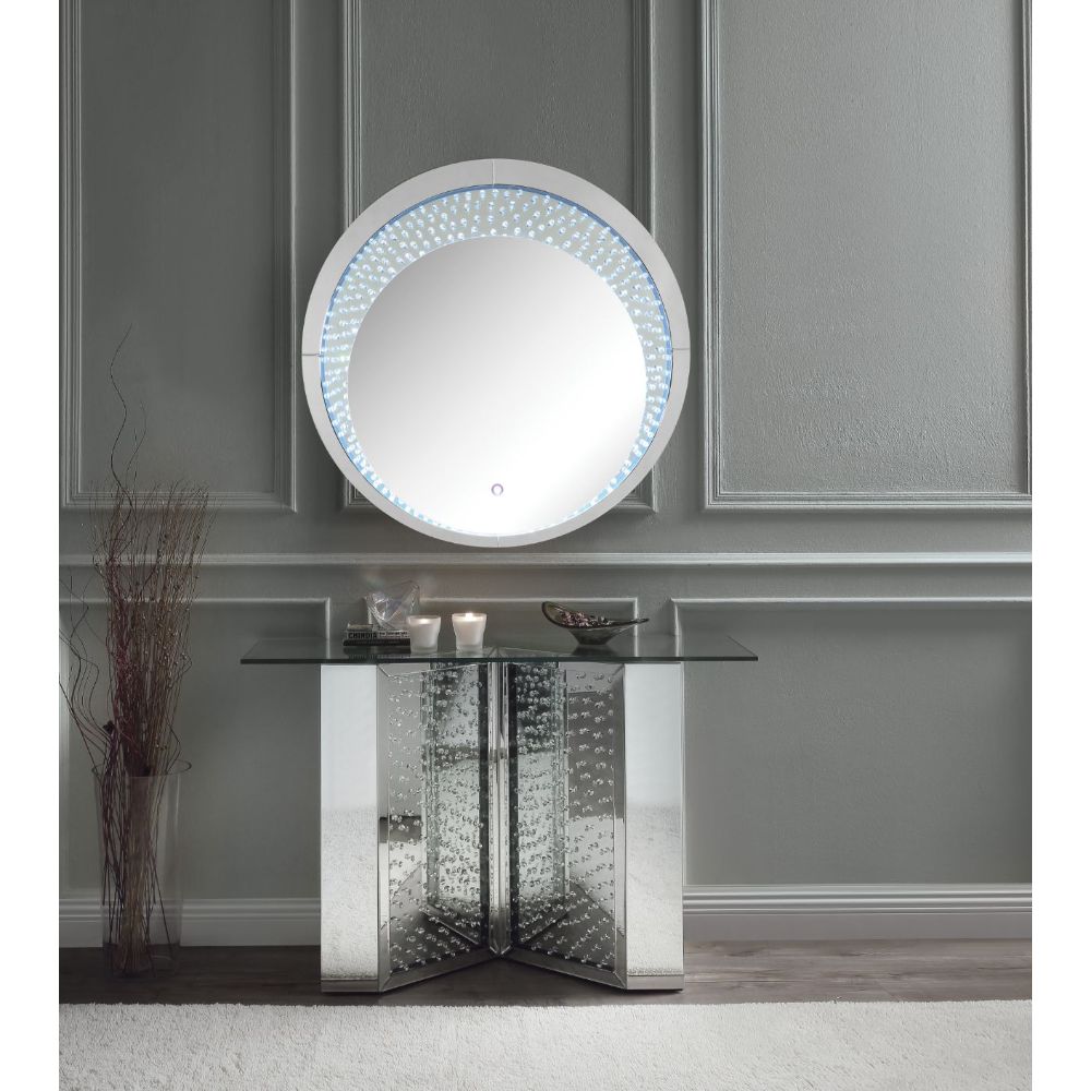 ACME Nysa Console Table – close-up – Lusso Furniture Miami