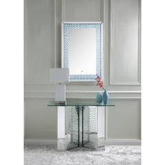 ACME Nysa Console Table – finish detail – Lusso Furniture Miami