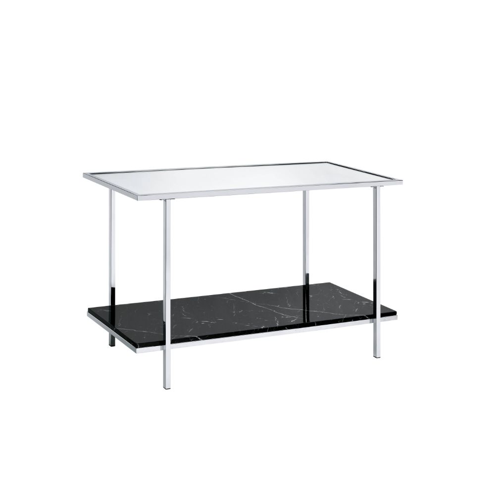 ACME Angwin Console Table – front view – Lusso Furniture Miami