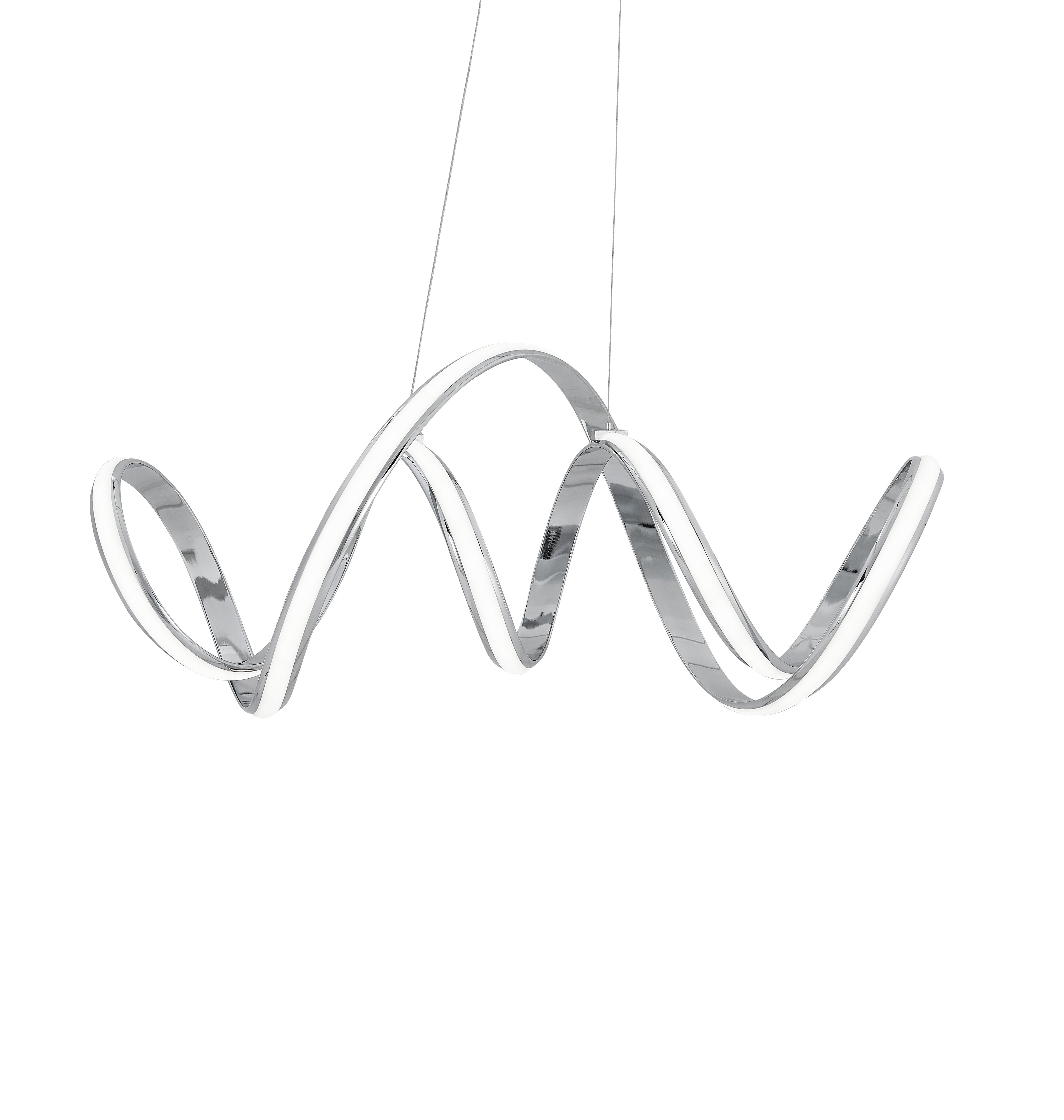 Seville LED Chandelier // Chrome with Smart Dimmer Included