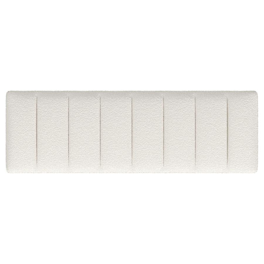 Mesa Boucle Upholstered Tufted Accent Bench Vanilla-6