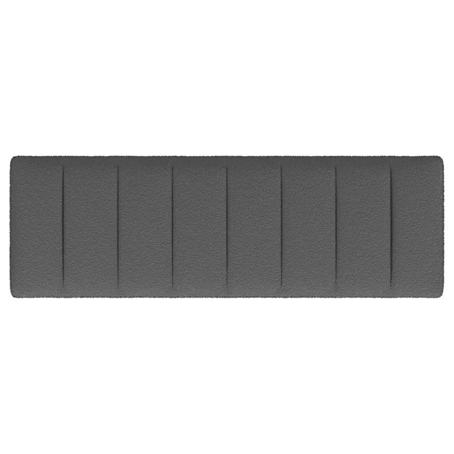 Mesa Boucle Upholstered Tufted Accent Bench Charcoal-zoom-6