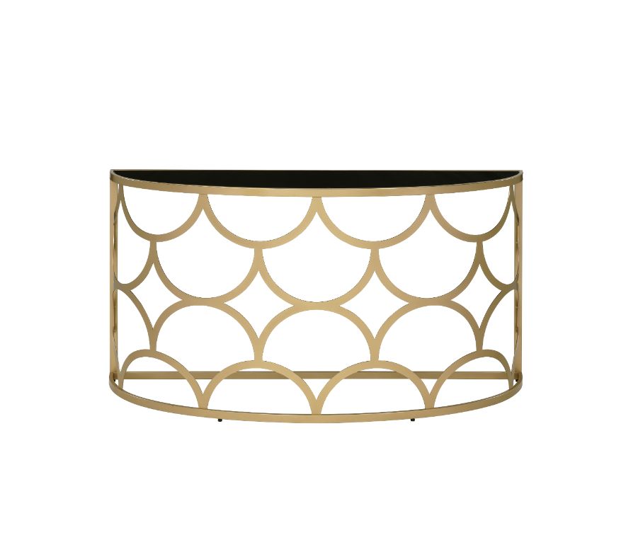 ACME Altus Console Table – angle view – Lusso Furniture Miami
