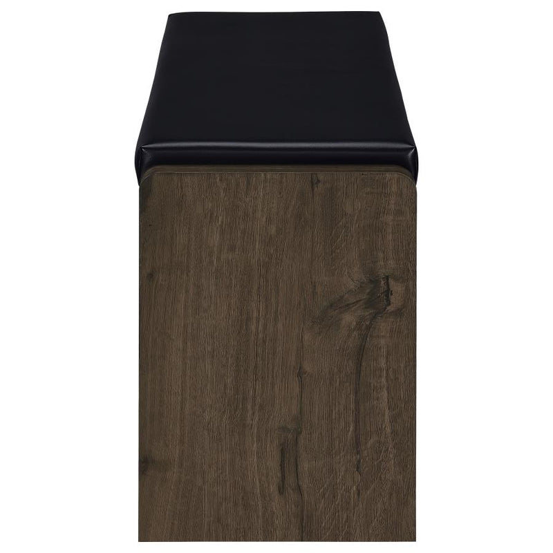 Arrington Storage Bench Smoked Oak-zoom-