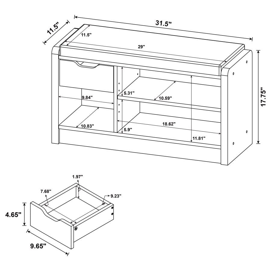 Arrington Storage Bench Smoked Oak-zoom-8