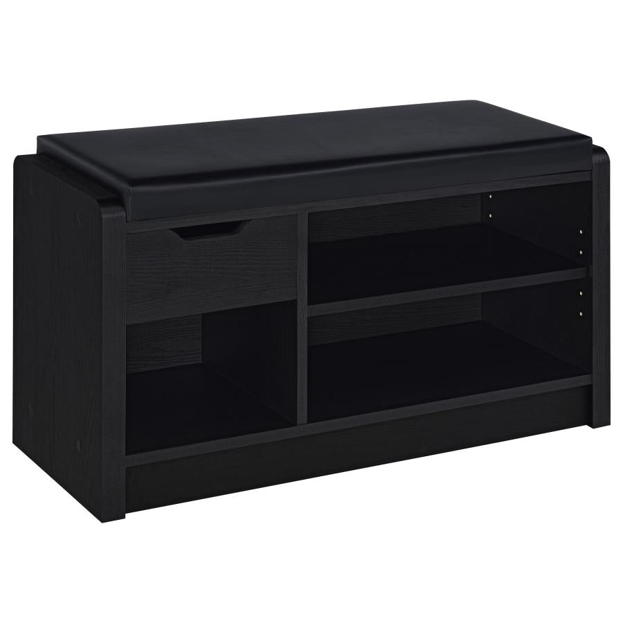 Arrington Storage Bench Black-zoom-1