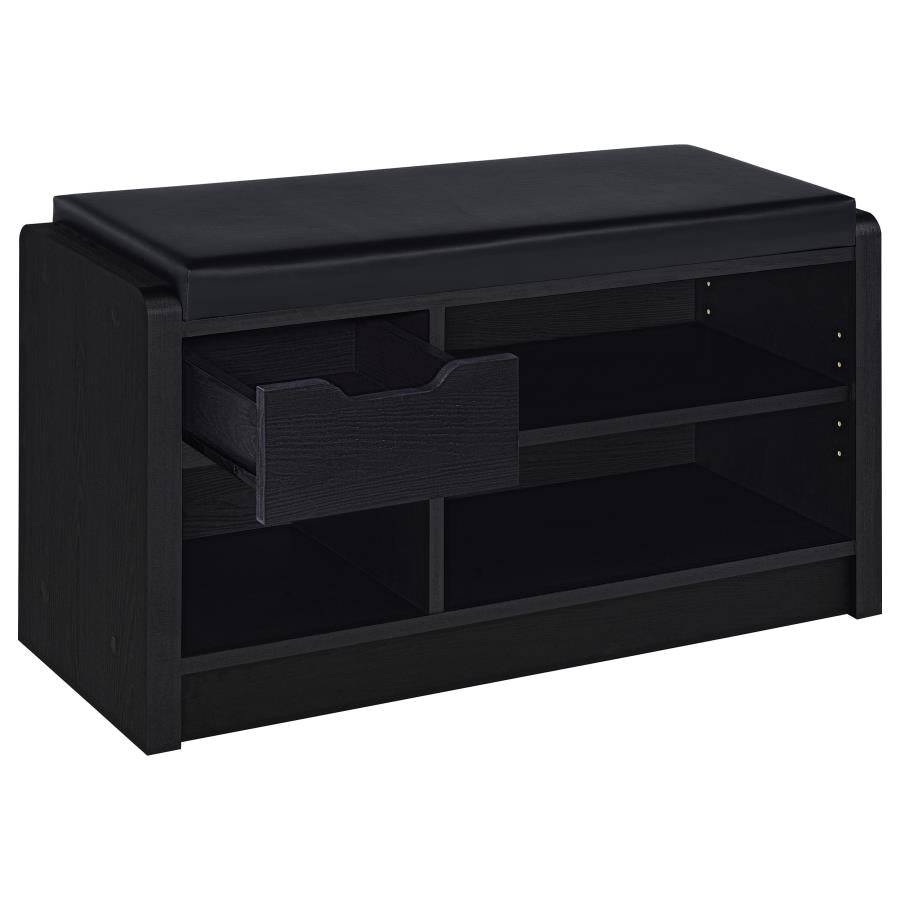 Arrington Storage Bench Black-zoom-3