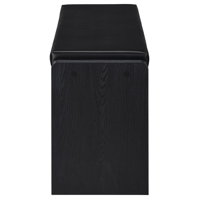 Arrington Storage Bench Black-zoom-