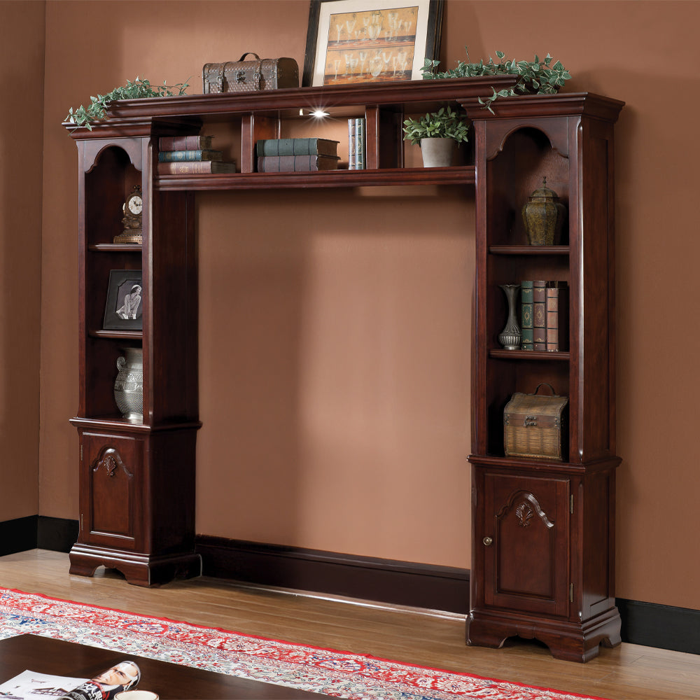 ACME Hercules Entertainment Wall Unit – front view – Lusso Furniture Miami