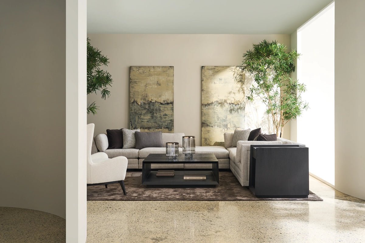 Caracole Fusion Sectional Components – angle view – Lusso Furniture Miami