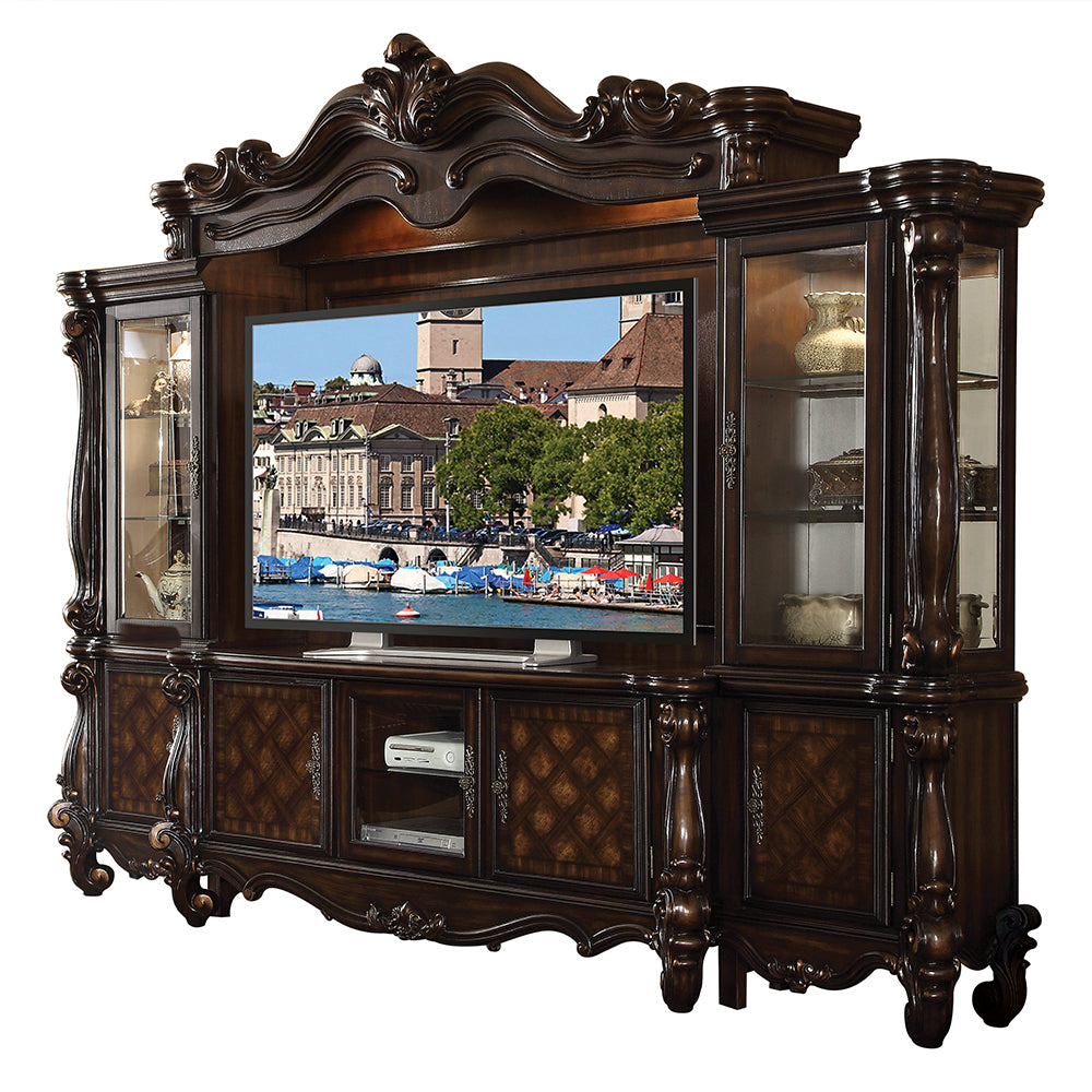 ACME Versailles Entertainment Wall Unit – alternate view – Lusso Furniture Miami