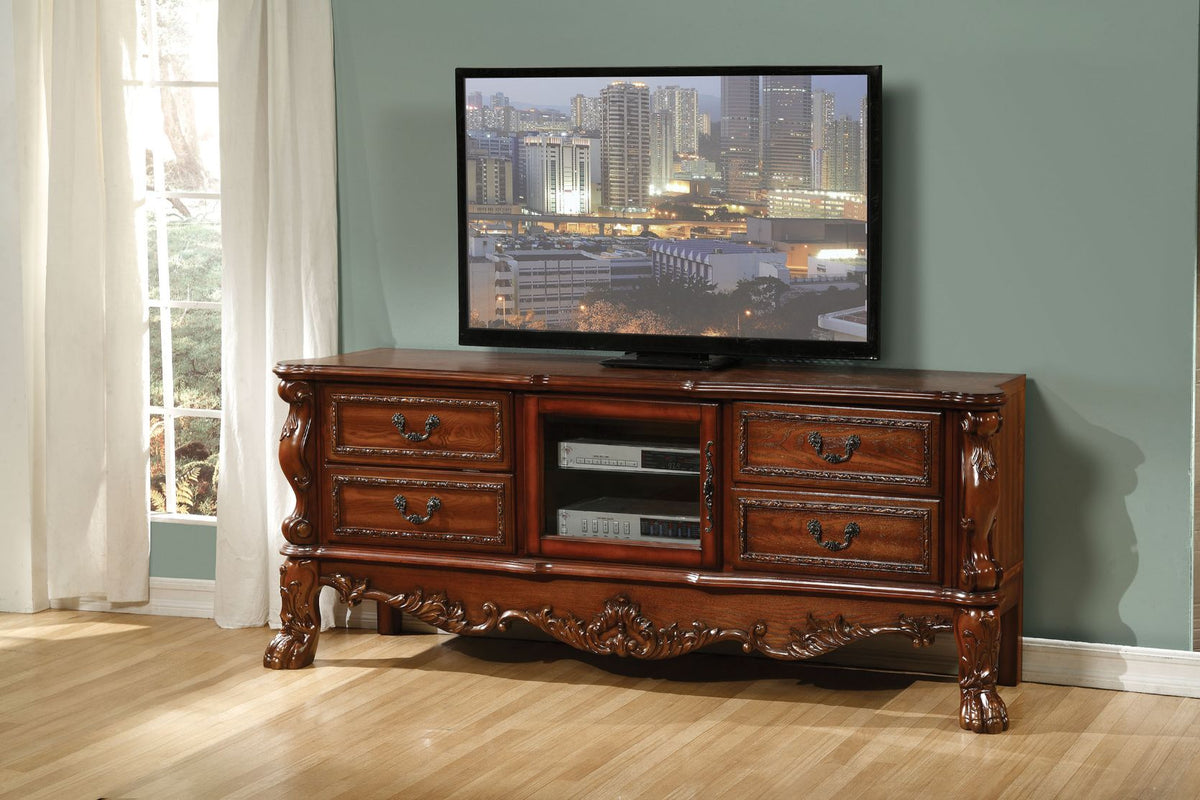 ACME Dresden TV Stand – front view – Lusso Furniture Miami