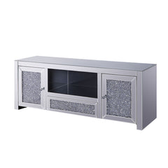 ACME Noralie TV Stand – angle view – Lusso Furniture Miami