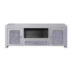 ACME Noralie TV Stand – side view – Lusso Furniture Miami