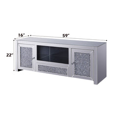 ACME Noralie TV Stand – alternate view – Lusso Furniture Miami