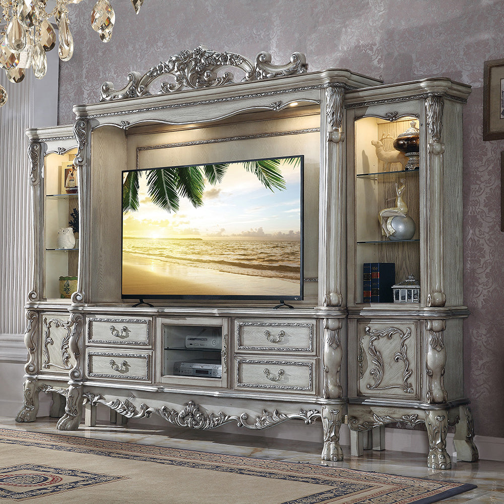 ACME Dresden Entertainment Center TV Stand – finish detail – Lusso Furniture Miami