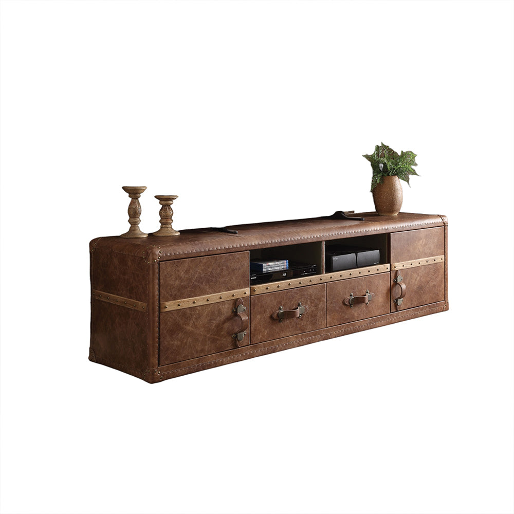 ACME Aberdeen TV Stand – angle view – Lusso Furniture Miami