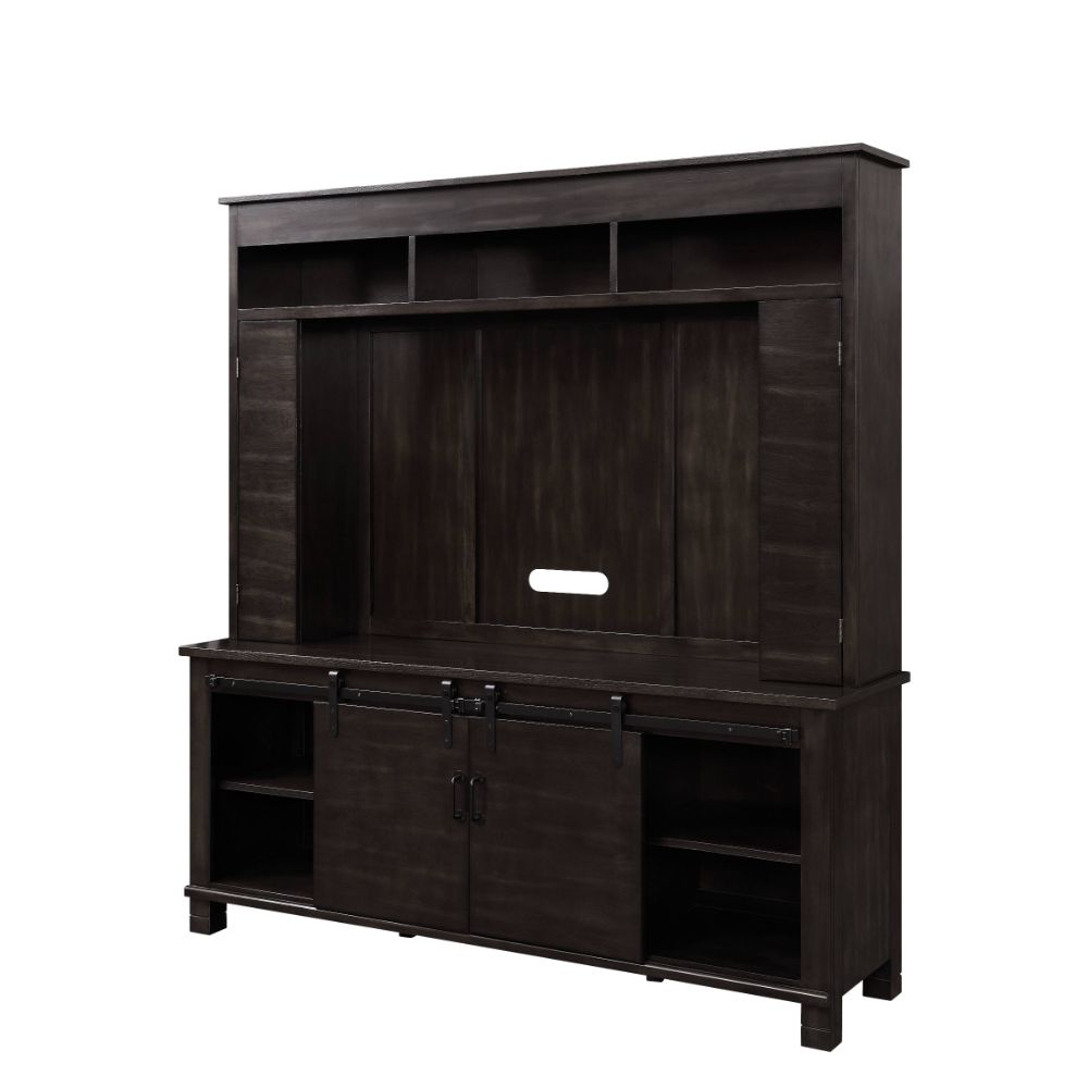 ACME Apison Entertainment Wall Unit – front view – Lusso Furniture Miami