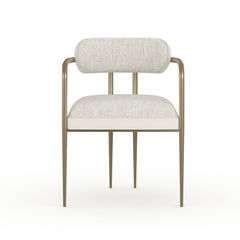 Caracole Emphasis Dining Chair – front view – Lusso Furniture Miami