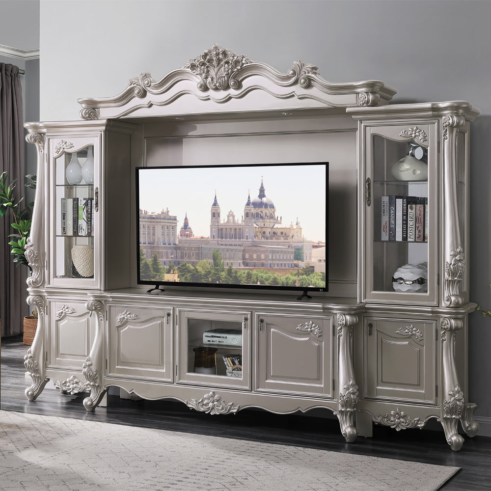 ACME Bently Entertainment Wall Unit – front view – Lusso Furniture Miami