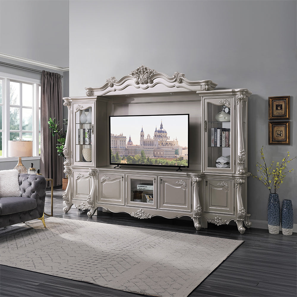 ACME Bently Entertainment Wall Unit – room setting – Lusso Furniture Miami