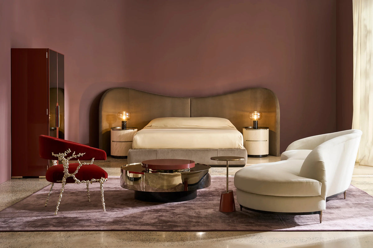 Caracole Rossetta Accent Table – angle view – Lusso Furniture Miami